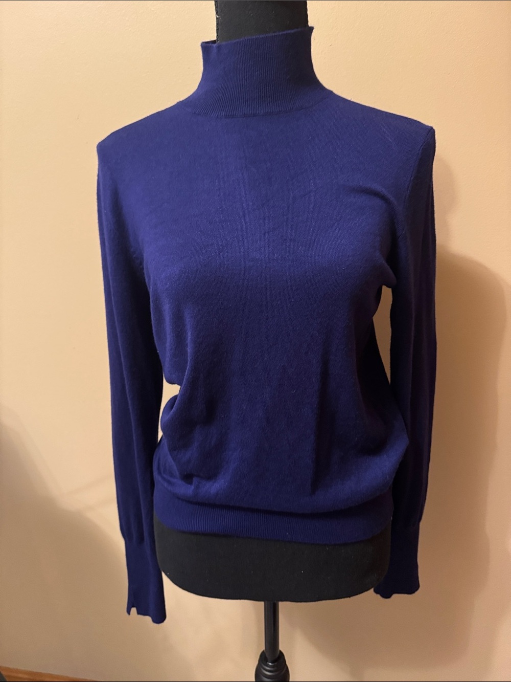 Classic Purple Turtleneck Sweater for Women